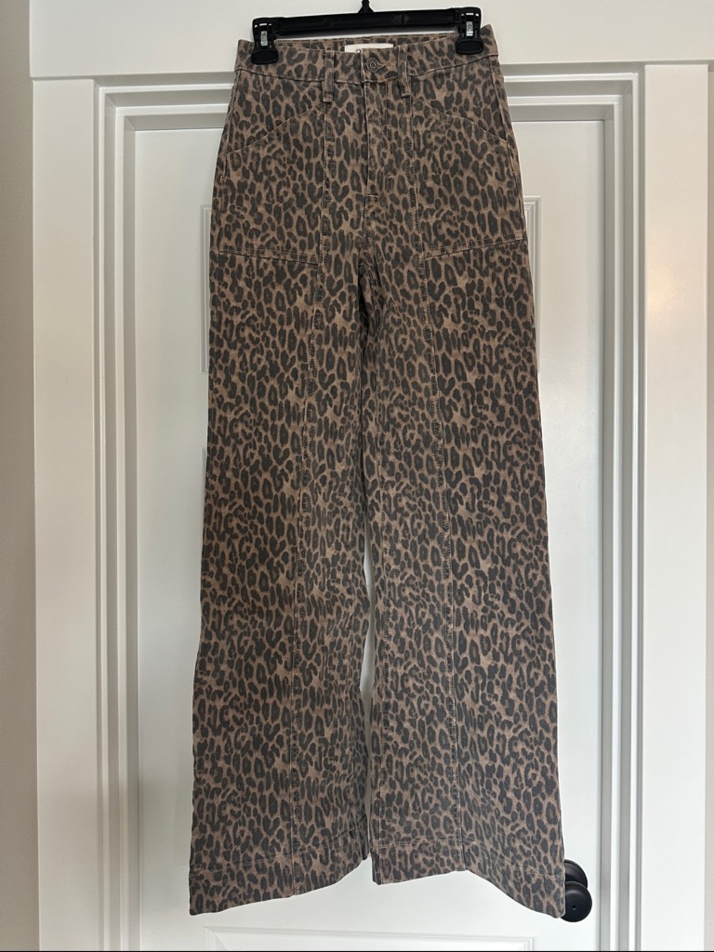 Hidden Jeans Leopard Print Wide Leg Pants - Picture 8 of 10
